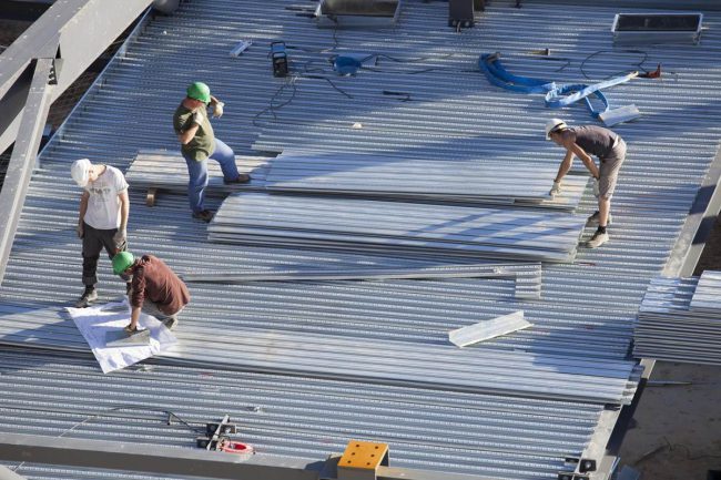 metal-flat-roof-construction-Franklin-Park